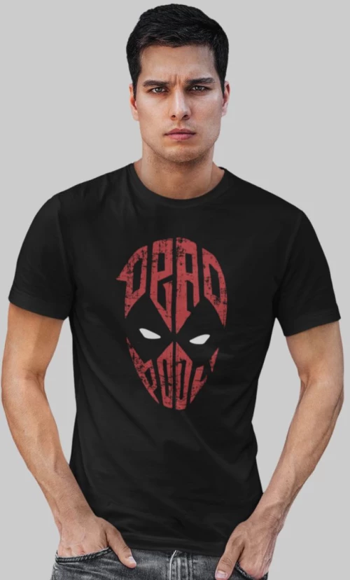 Deadpool T-Shirt (Replica) - BLACK