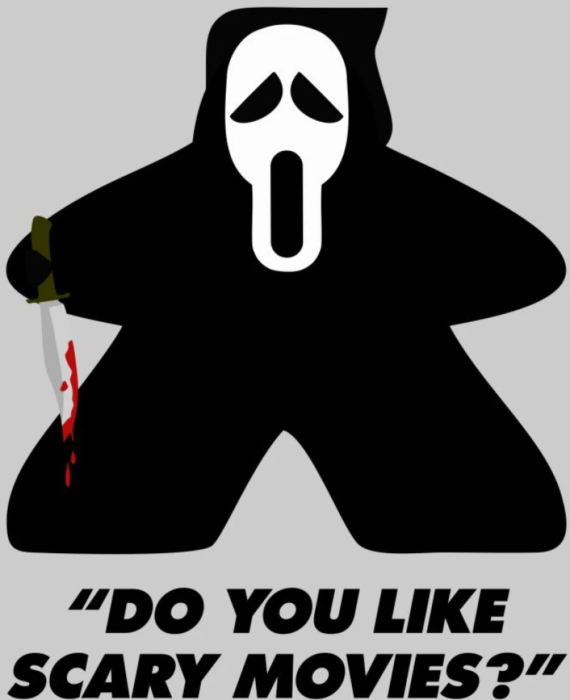 Ghostface Meeple Παιδικό Φούτερ - WHITE