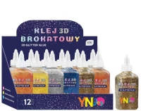 Interdruk Κόλλα Glitter 6 Χρώματα