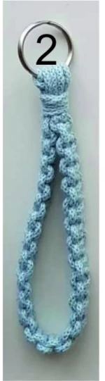 Macrame Χειροποίητο Μπρελοκ 17cm