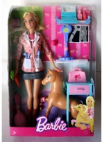Mattel Barbie Pet Vet Doll + Pony (2008)