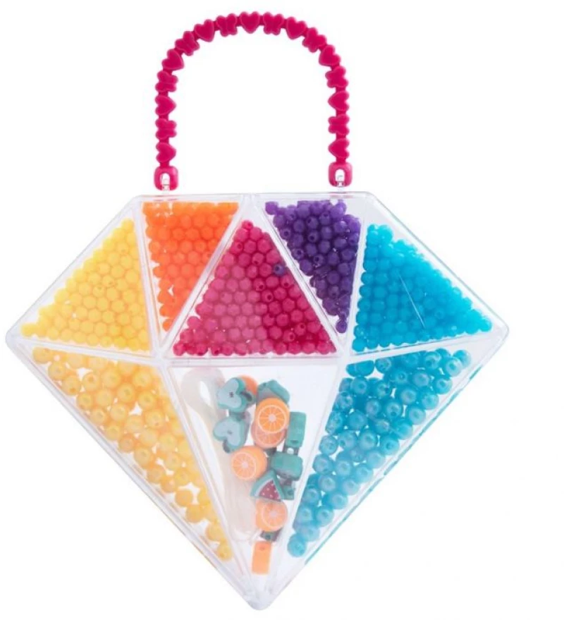Luna Toys Χάντρες Σε Κουτί Τσαντάκι 3 Σχέδια