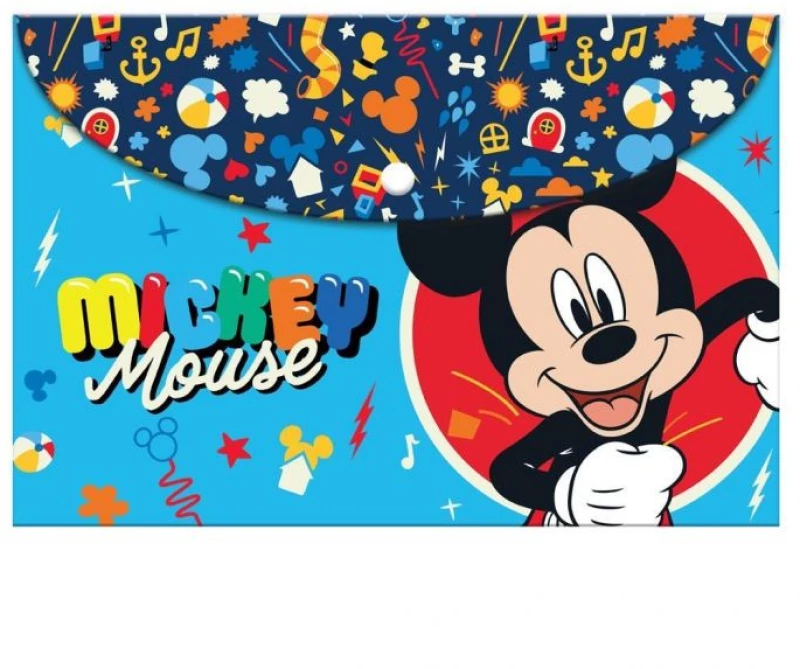 Diakakis Φάκελος Με Κουμπί Mickey Α4