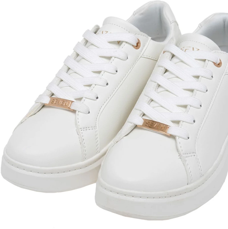 Seven Γυναικεία Sneakers Λευκά U157Q2342B96
