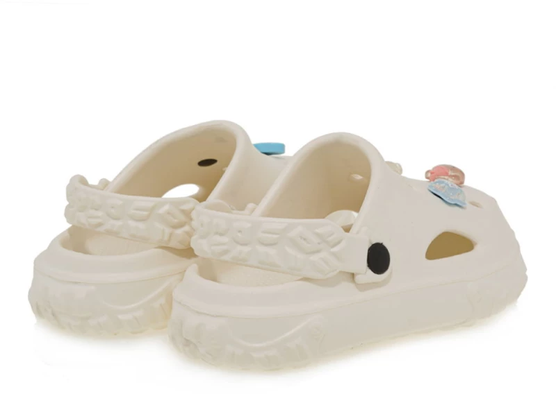 Παιδικά Clogs Exe Kids Off White UA7005861411 με Δώρο Διακοσμητικά Κουμπάκια