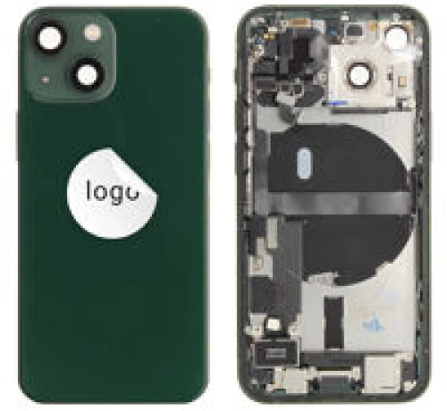 For iPhone/iPad (AP13M0024GRNPSP-B) Rear Cover (Pulled B) incl. small parts - Green, For iPhone 13 mini