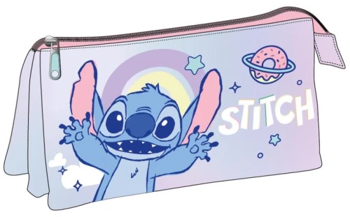 Disney Stitch triple pencil case