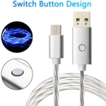 Oniverse Micro Usb Charge Cable With Led, 2 Meters - White / PlayStation 4