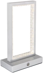 table lamp aluminium matt, LED - 24008A