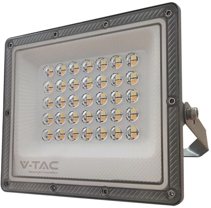 V-TAC 100W SMD LED Spotlight  LED σκούρο γκρι χρώμα CCT 3in1 IP65