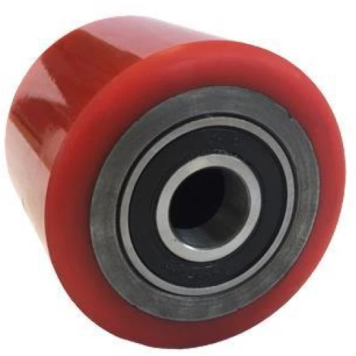 Ρόδα παλετοφόρου κόκκινη 80x50x20mm για 400kg / 661080