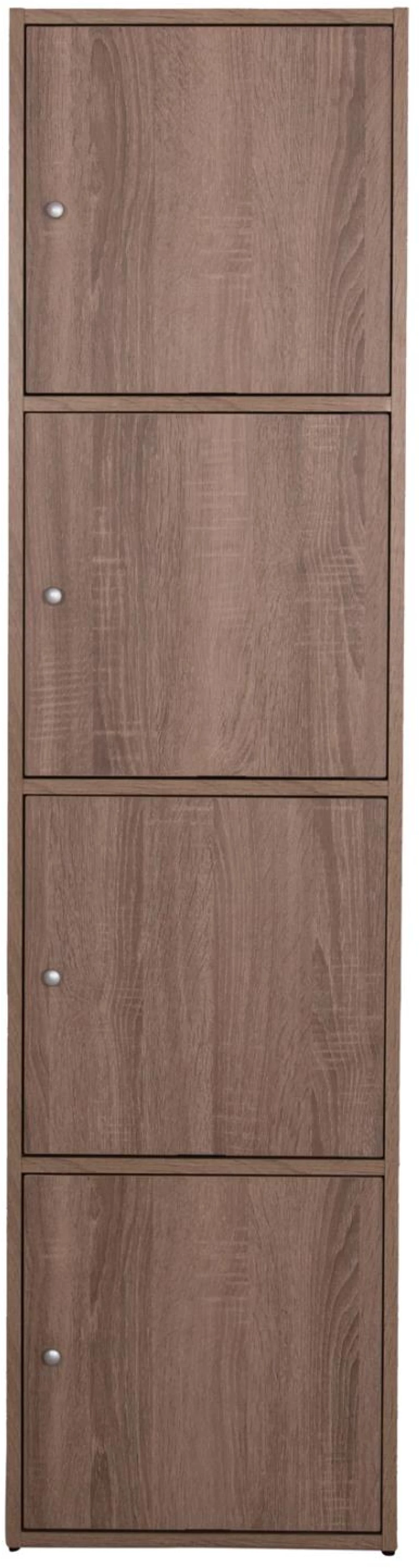 ΝΤΟΥΛΑΠΙ SORIANO  DARK OAK ΜΕΛΑΜΙΝΗ 40x39-41x157Υεκ.