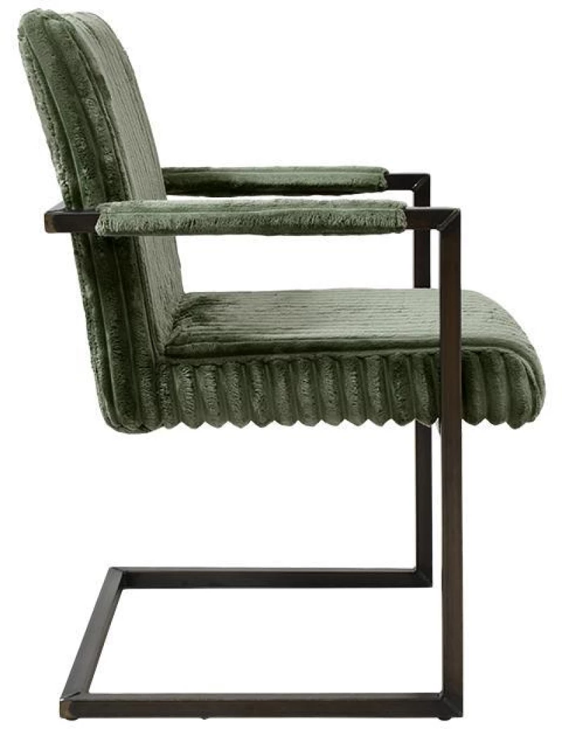 Πολυθρόνα Τραπεζαρίας New Evita Fylliana Λαδί 56x65x87 εκ. 2αδα