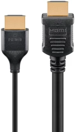GOOBAY καλώδιο HDMI 75294 με Ethernet  slim  4K/60Hz  18 Gbps  2m  μαύρο