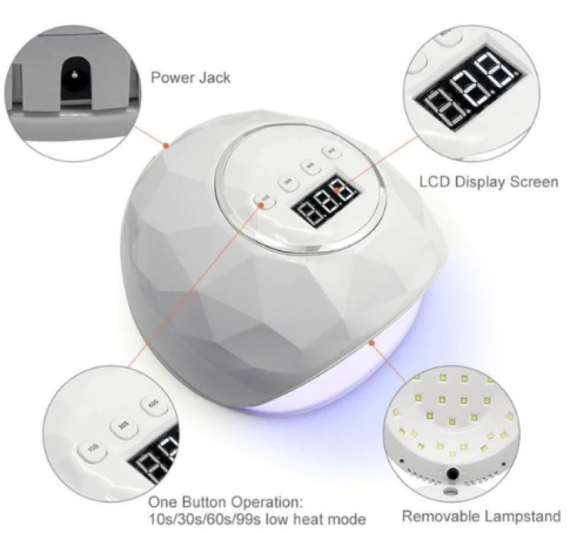 Φουρνάκι Νυχιών SUN F6 Smart 2.0 White UV / LED 86W