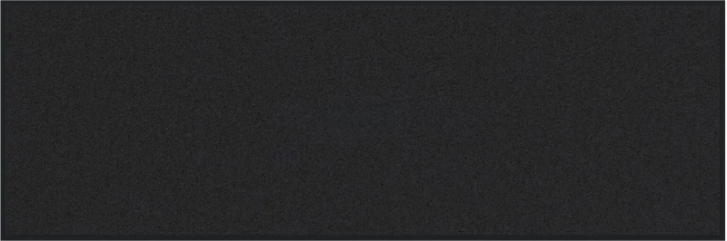 vidaXL Μαύρο Ορθογώνιο Πατάκι Πόρτας 60x180 εκ