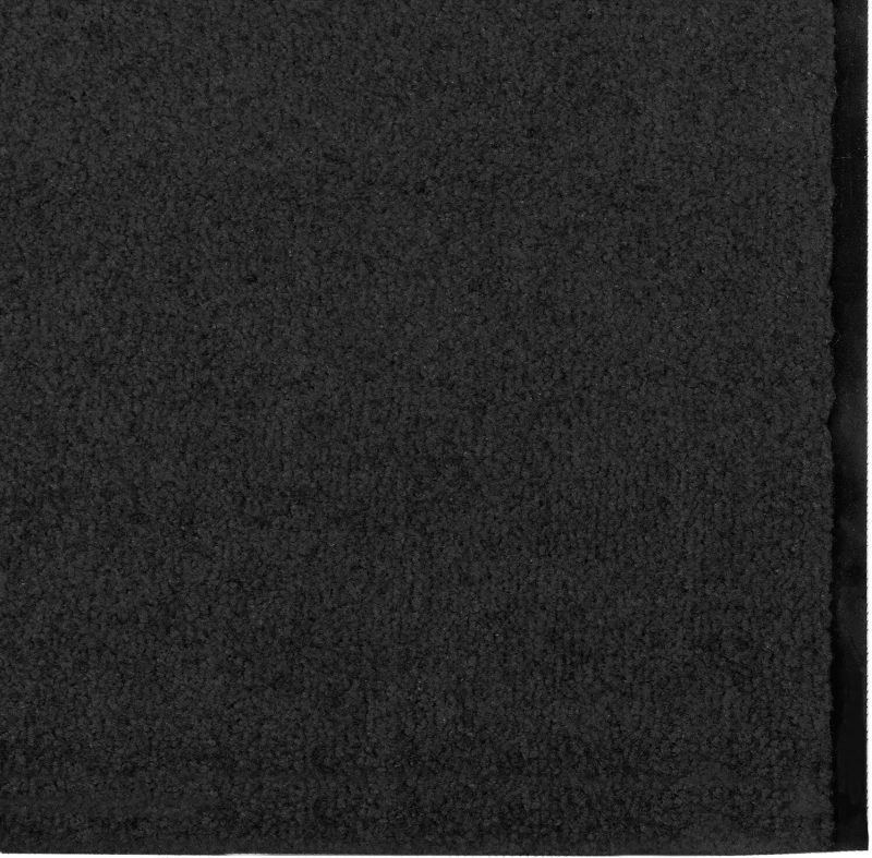 vidaXL Πατάκι Πόρτας Ορθογώνιο Μαύρο 120x350 εκ