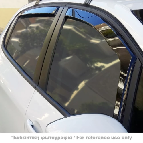 LEXUS RX 5D 2004-2009 ΣΕΤ ΑΝΕΜΟΘΡΑΥΣΤΕΣ ΑΥΤΟΚΙΝΗΤΟΥ ΑΠΟ ΕΥΚΑΜΠΤΟ ΦΙΜΕ ΠΛΑΣΤΙΚΟ HEKO - 4 ΤΕΜ.