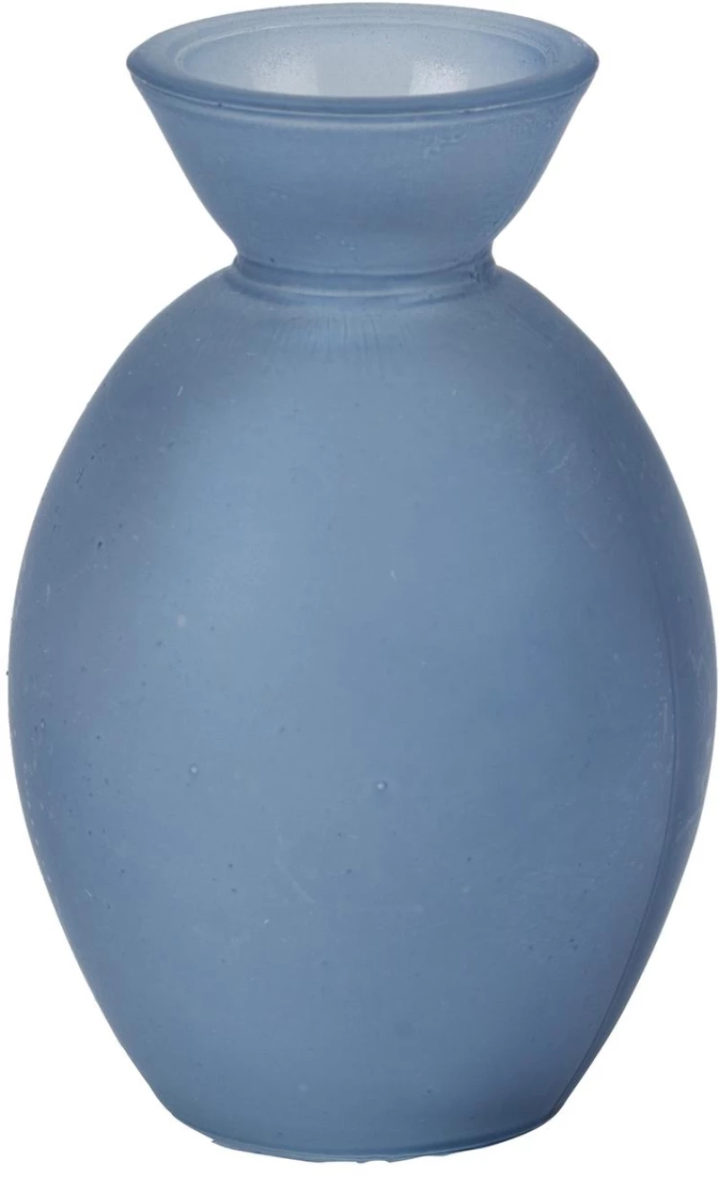 Beauty Home Γυάλινο Βάζο Noam Μπλε 7 x 10,5 CM – 150ml