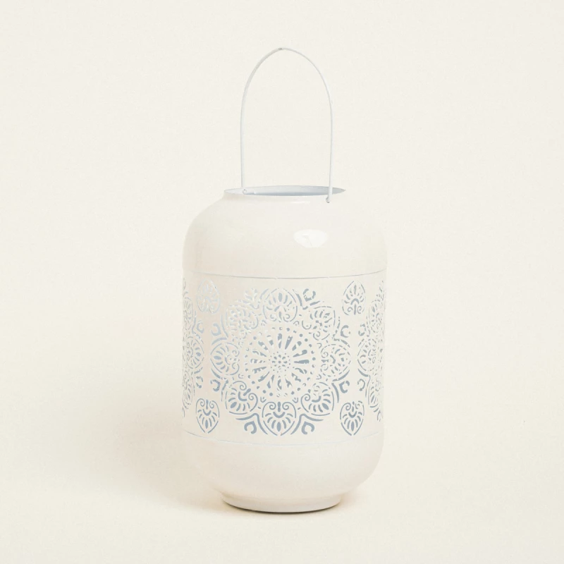 ΦΑΝΑΡΙ ΜΕΤΑΛΙΚΟ ΕΚΡΟΥ 20 x 30 cm   Beauty Home