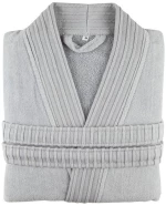 Μπουρνούζι Kimono Velvet Grey Nima