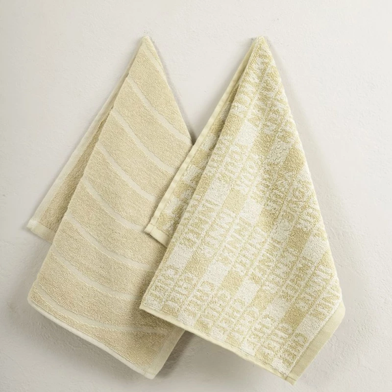 Πετσέτες Κουζίνας Inner Chef (Σετ 2τμχ) Ocher Nima 40x60cm 100% Βαμβάκι
