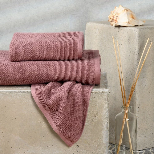 Πετσέτες Haus (Σετ 3τμχ) Apple Melinen Σετ Πετσέτες 70x140cm 100% Βαμβάκι