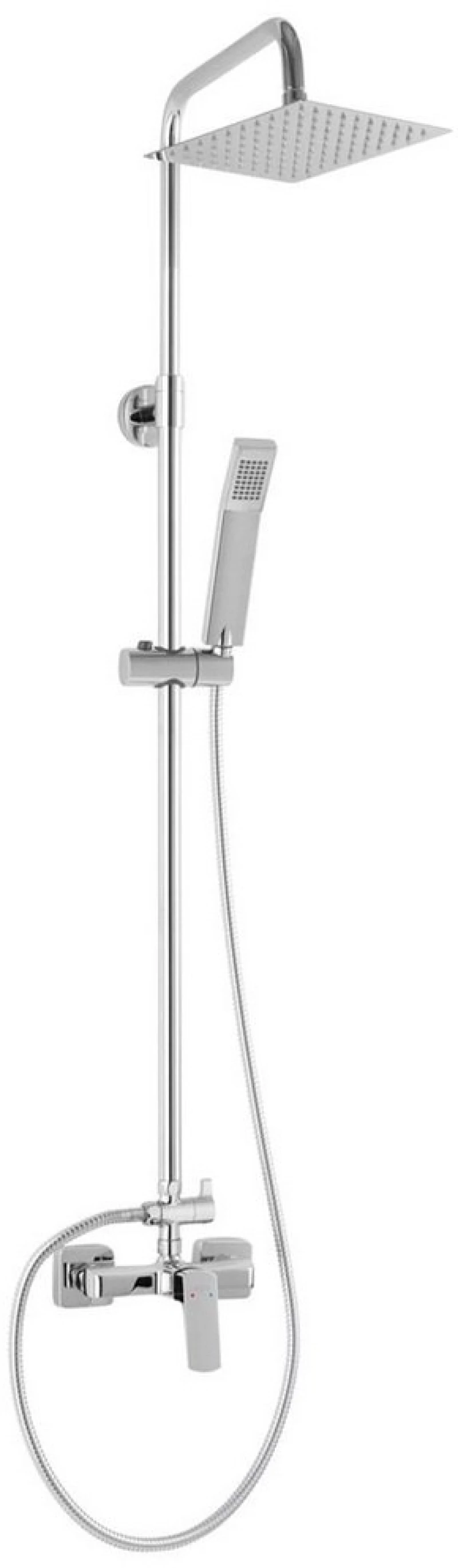 Μπαταρία Σταθερού Ντους Vitto NP81-BVI7UVL Chrome Ferro Κεραμικό,Ορείχαλκος