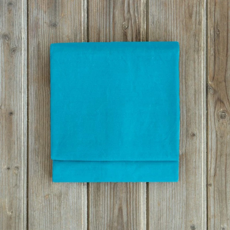 Σεντόνι Unicolors Petrol Blue Nima Μονό 160x260cm 100% Βαμβάκι