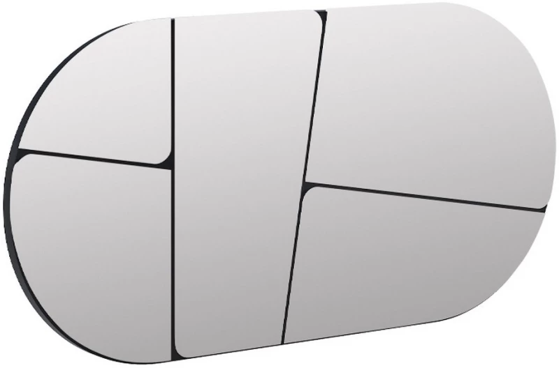 Καθρέφτης Τοίχου Otis 0241570 80x2,2x40cm Black Μοριοσανίδα, Μελαμίνη