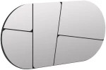 Καθρέφτης Τοίχου Otis 0241570 80x2,2x40cm Black Μοριοσανίδα, Μελαμίνη