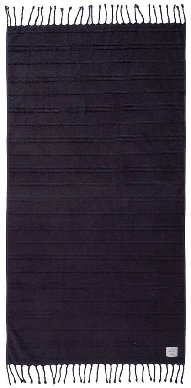Πετσέτα Θαλάσσης - Παρεό Expression 23 Dark Grey Nef-Nef Θαλάσσης 80x160cm 100% Βαμβάκι
