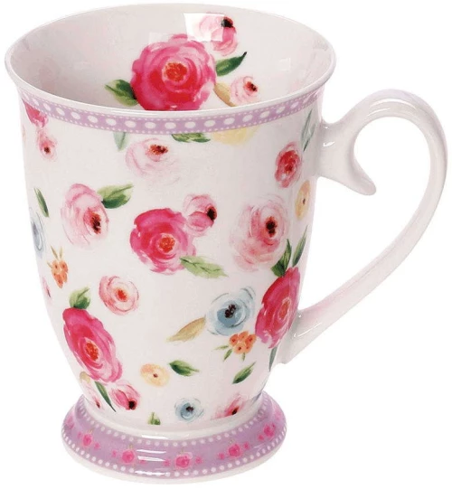 Κούπα Primavera 28.096.25 330ml Purple-Multi Cryspo Trio Πορσελάνη