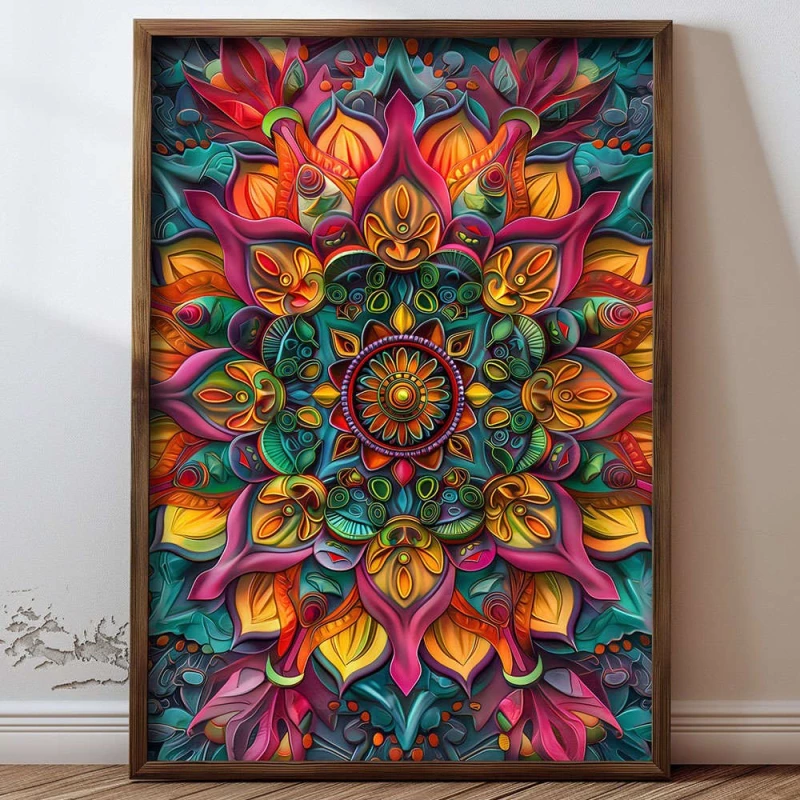 Κάδρο 856EVL2203 35x3,5x47cm Multi Wallity Κάθετοι Mdf,Ξύλο
