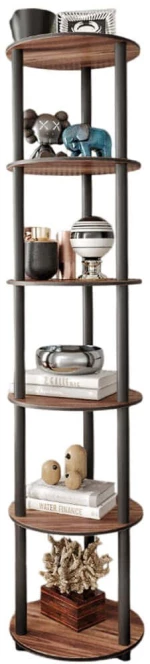 Ραφιέρα Δαπέδου 282PTR1124 Φ34x175cm Walnut