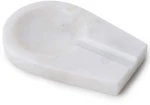 Βάση Κουτάλας Marble 131ARD1701 18x12,5x2cm White Hermia Μάρμαρο