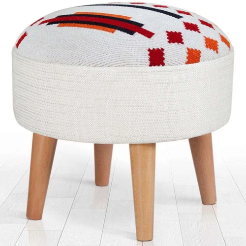 Σκαμπό Farm 209FLF1111 46x42cm White