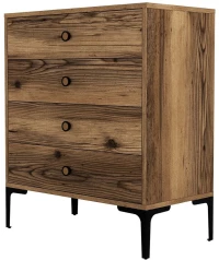 Συρταριέρα Lizbon 845HCT1204 76x40x90,7cm Walnut