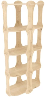 Ραφιέρα Δαπέδου Ayzi 875ZNA4508 57,6x27x137,5cm Oak