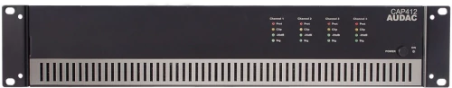 Audac CAP412 - Τετρακάναλος τελικός ενισχυτής 100V, 4x120W