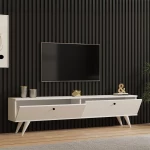 Έπιπλο τηλεόρασης Jate λευκό 160x25x40 εκ. 160x25x40 εκ.