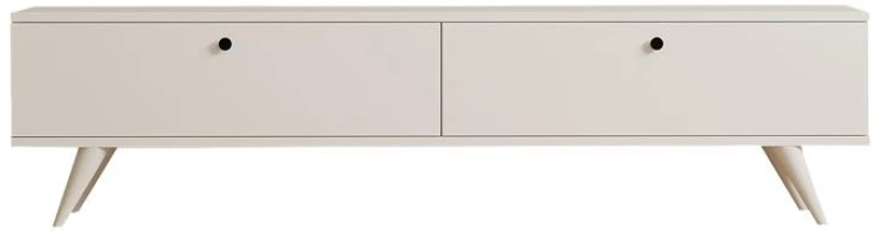 Έπιπλο τηλεόρασης Jate λευκό 160x25x40 εκ. 160x25x40 εκ.