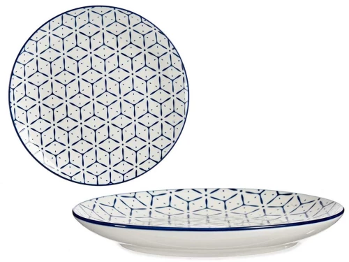 Πιάτο πορσελάνη  Blue Greek  24x2,8cm