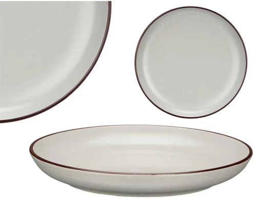 Πιάτο κεραμικό  GRAY  26x3cm