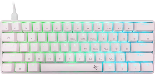 WHITE SHARK MECHANICAL KEYBOARD BLUE SWITCH GK-004221 WHITE