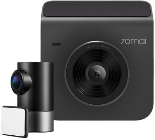 70mai A400-1 Dash Cam Grey w. Screen set w. Rearview cam RC09 - 1440P, 145FOV, 500mAh Car Camera