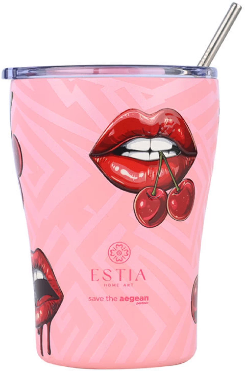 ΘΕΡΜΟΣ COFFEE MUG SAVE THE AEGEAN 350ml BLUSH POP 01-31800