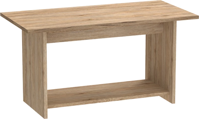 Τραπέζι Kumba pakoworld σε oak απόχρωση 80x40x42εκ