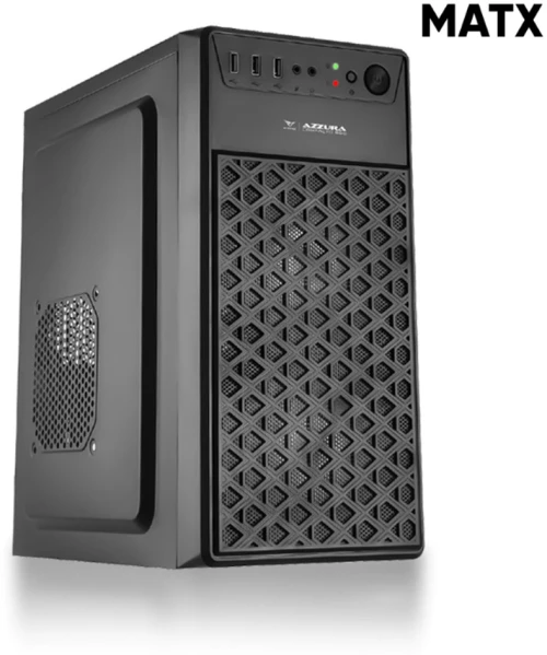 ALCATROZ MATX PC CASE AZZURA COMPACTO 200 BLACK