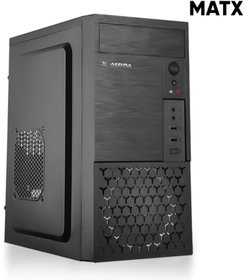 ALCATROZ MATX PC CASE AZZURA COMPACTO 800 BLACK